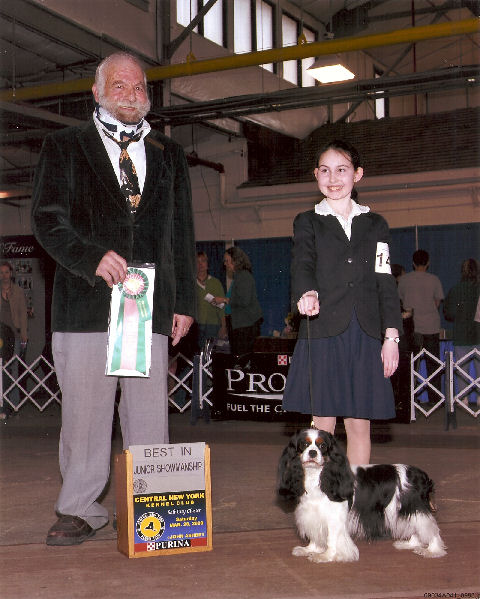 Hayley and Chanel Best in Jr. Showmanship